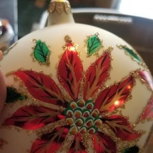 Christopher Radko winter star blossom ornament